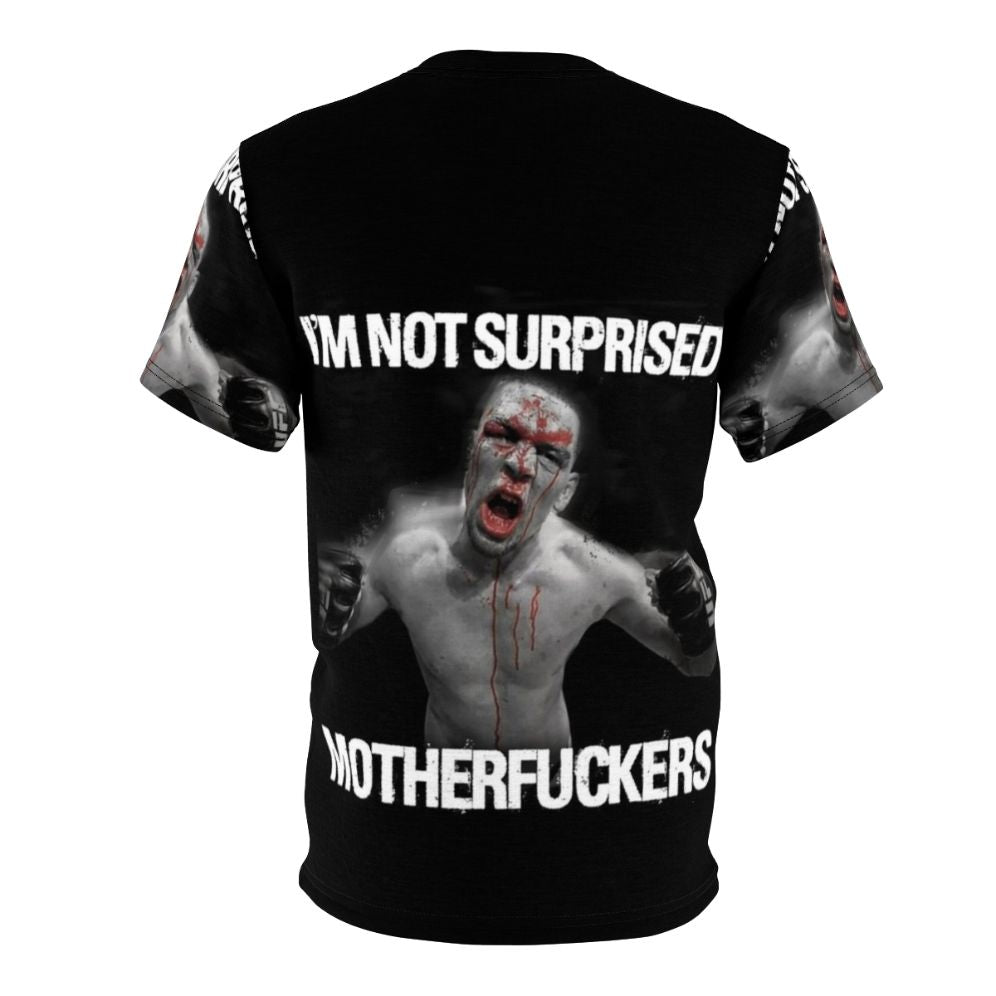 Nate Diaz inspired combat sports t-shirt design - Back