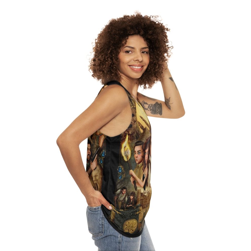 The Mummy Unisex Adventure Tank Top - women side