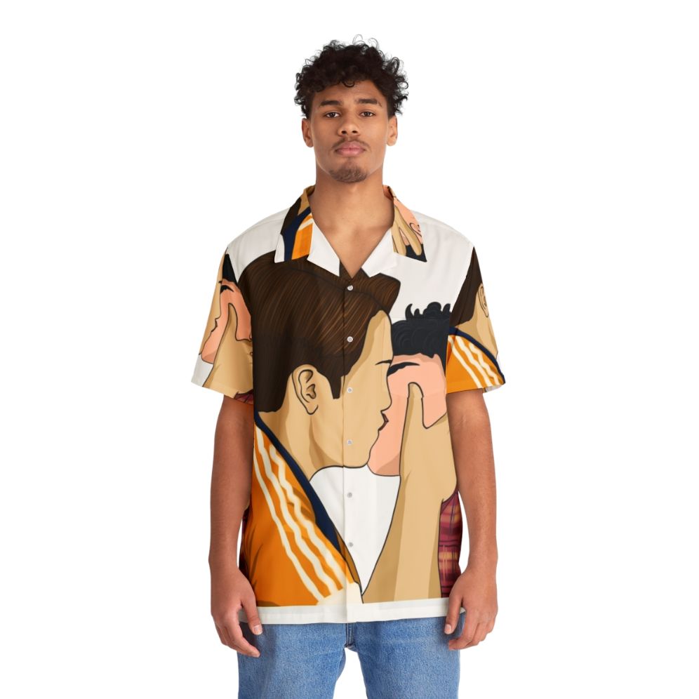 Heartstopper Nick and Charlie Hawaiian Shirt - People Front