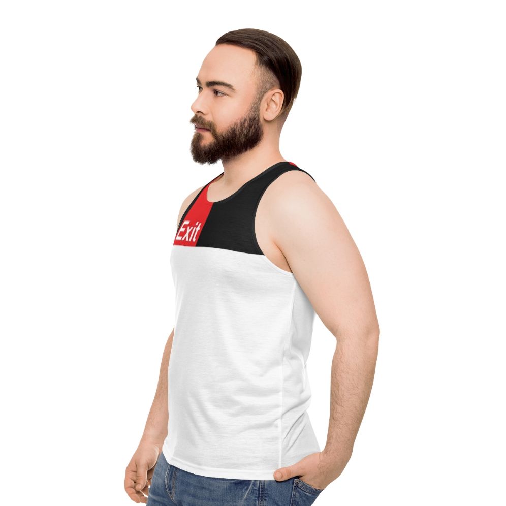 Unisex 'Exit' New York City Tank Top - men side