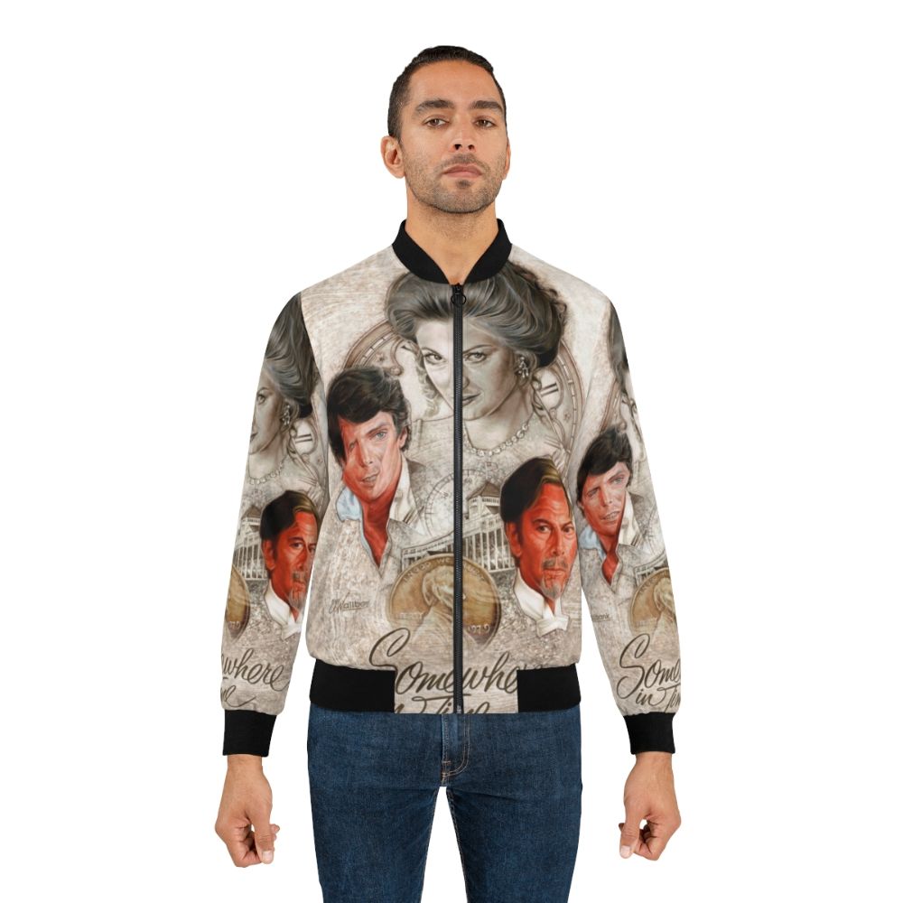 Somewhere in Time 40th Anniversary Celebration Bomber Jacket featuring Christopher Reeve, Jane Seymour, and Christopher Plummer - Lifestyle