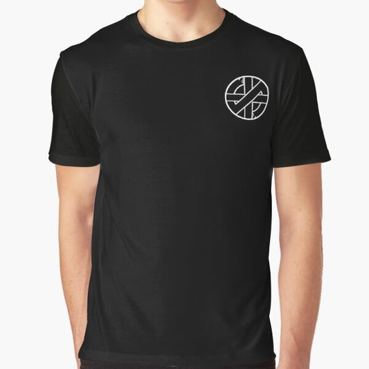 Vintage graphic t-shirt featuring the Crass punk rock band logo