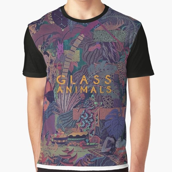 Glass Animals Zaba Indie Graphic T-Shirt with Album Art Design