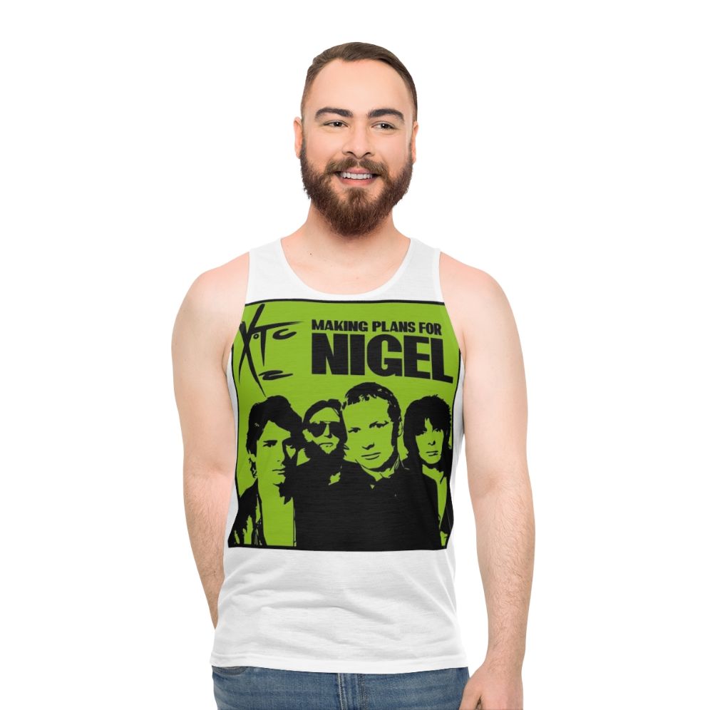 Unisex XTC "Making Plans for Nigel" 70s New Wave Tank Top - men