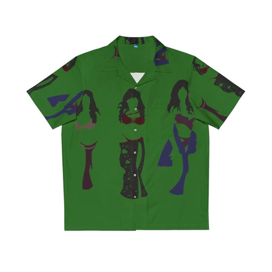 Orion Slave Girls Hawaiian Shirt with Star Trek Inspired Alien Women Design