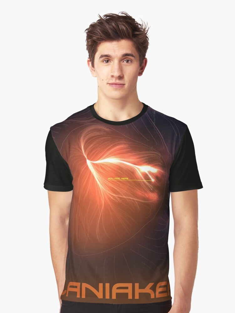 Laniakea cosmology galaxy space graphic t-shirt - Men