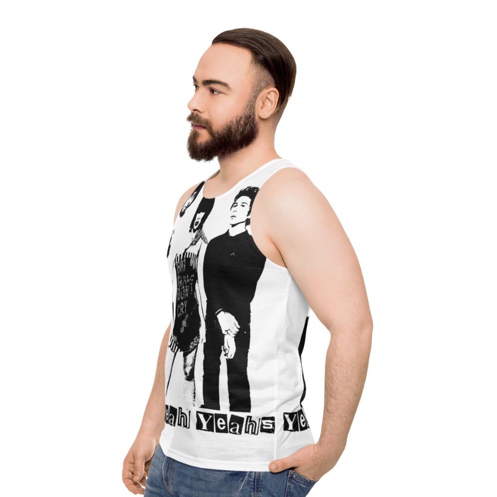 Yeah Yeah Yeahs Band Unisex Tank Top - men side