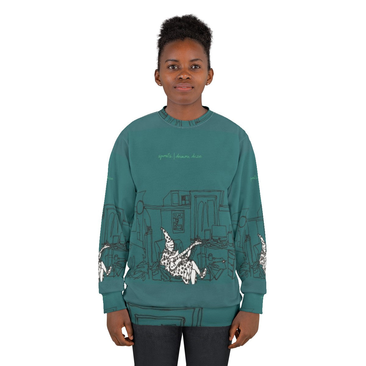 Sports Demon Daze Emo Sweatshirt - women