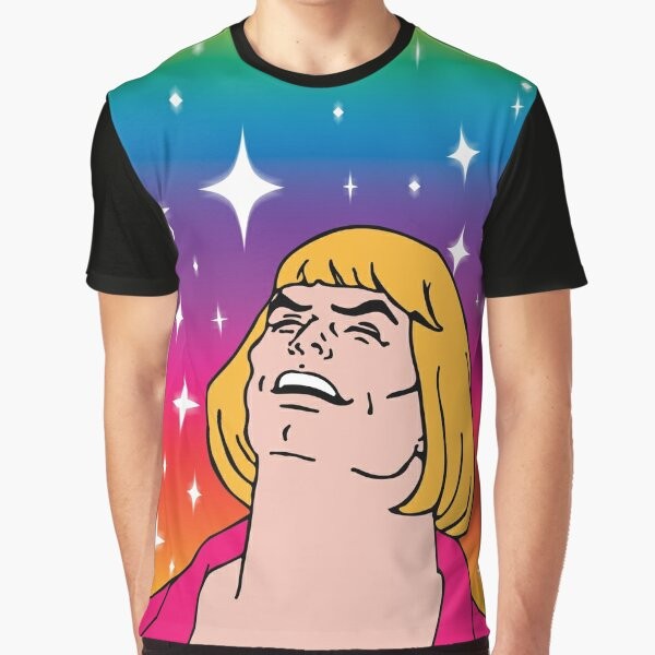 Masters of the Universe He-Man "What's Going On?!?!" graphic t-shirt