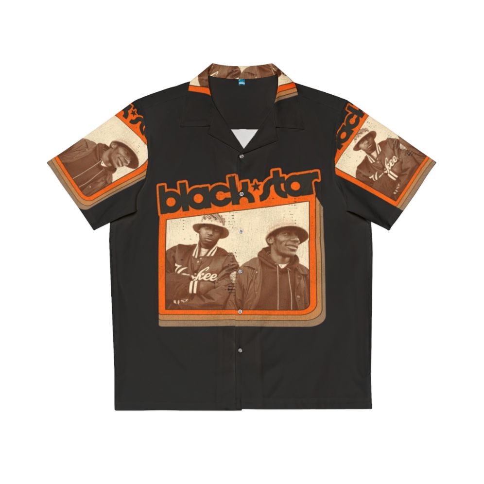 Black Star Hawaiian Shirt for Music Enthusiasts