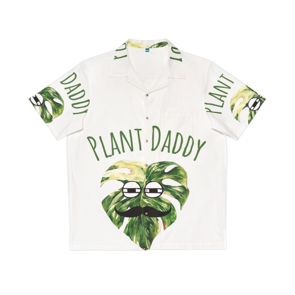 Best Plant Daddy Hawaiian Shirt featuring Monstera Variegata