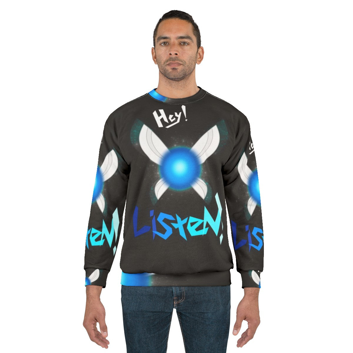 Navi the fairy from The Legend of Zelda sweatshirt - men