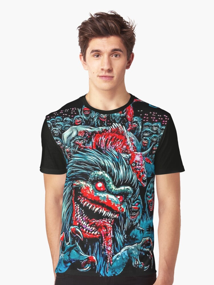 Critters Horror Film Art Graphic T-Shirt - Men