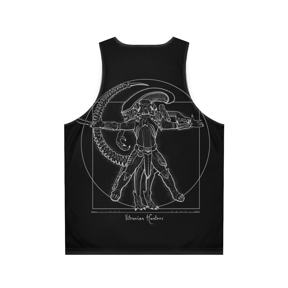 Sci-Fi Vitruvian Hunters Unisex Tank Top - Back