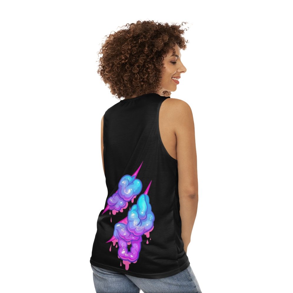 Pastel Goth Unisex Inside Out Tank Top - women back