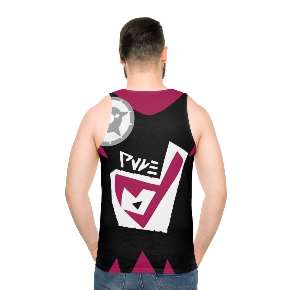 Team Yell Unisex Tank Top - men back