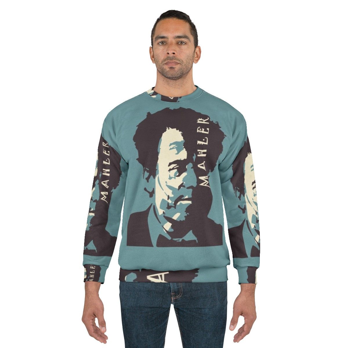 Mahler Blue Vintage Sweatshirt - men