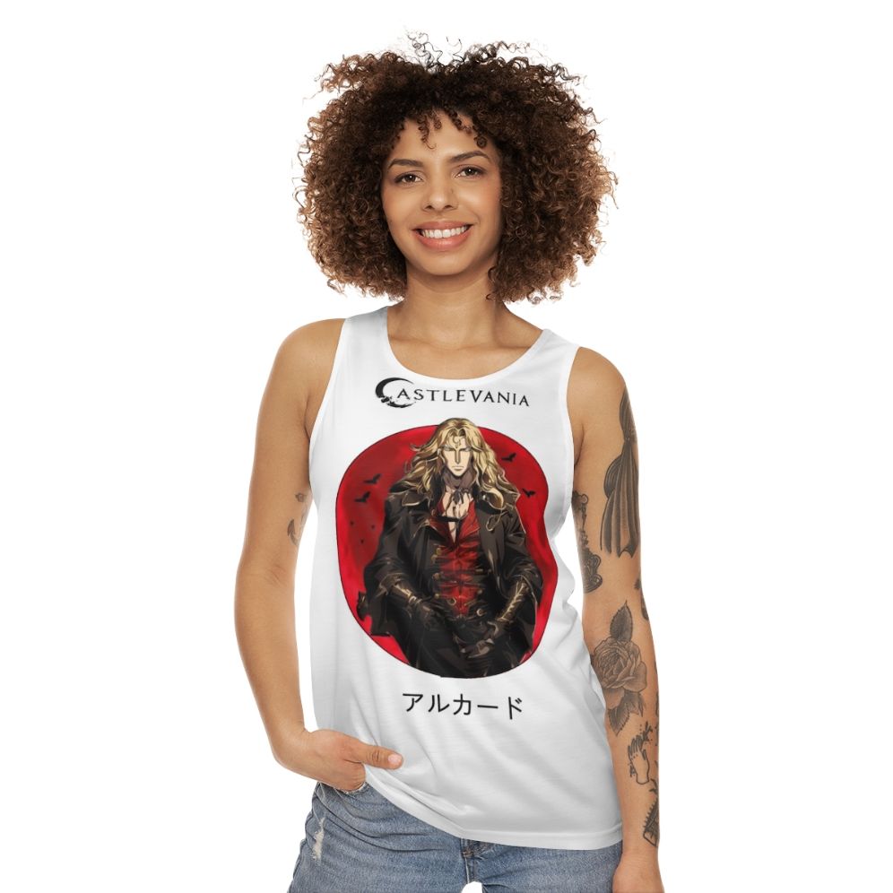 Castlevania Alucard Unisex Tank Top - women