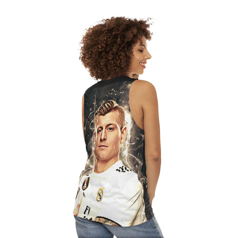 Toni Kroos Real Madrid Unisex Tank Top - women back