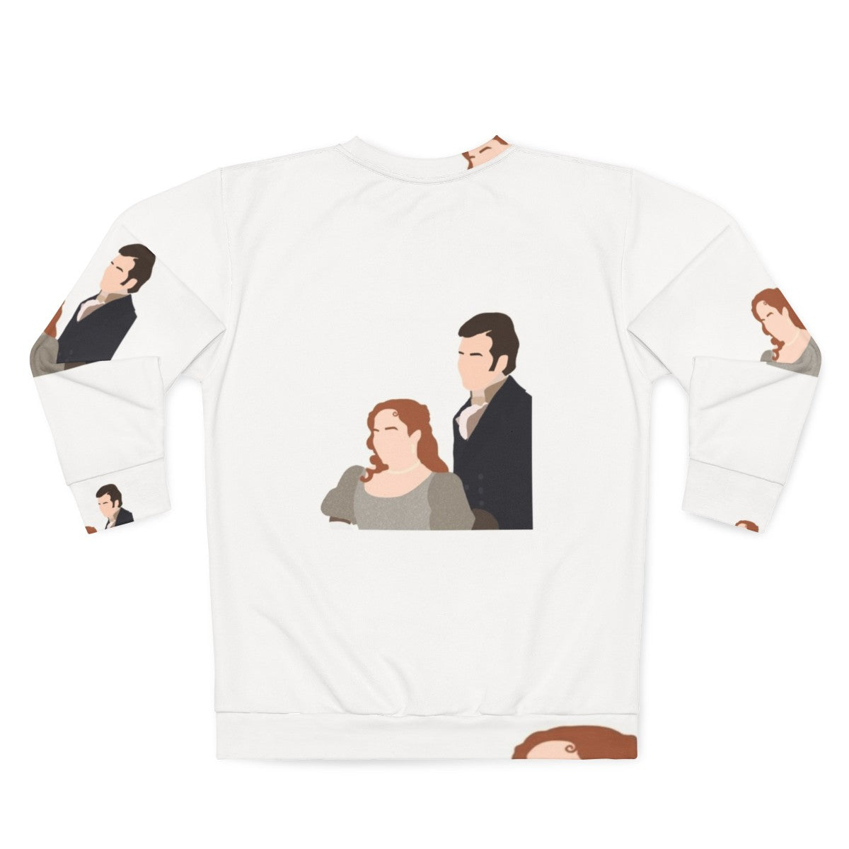 Bridgerton Penelope and Colin Smiling Sweatshirt - Back