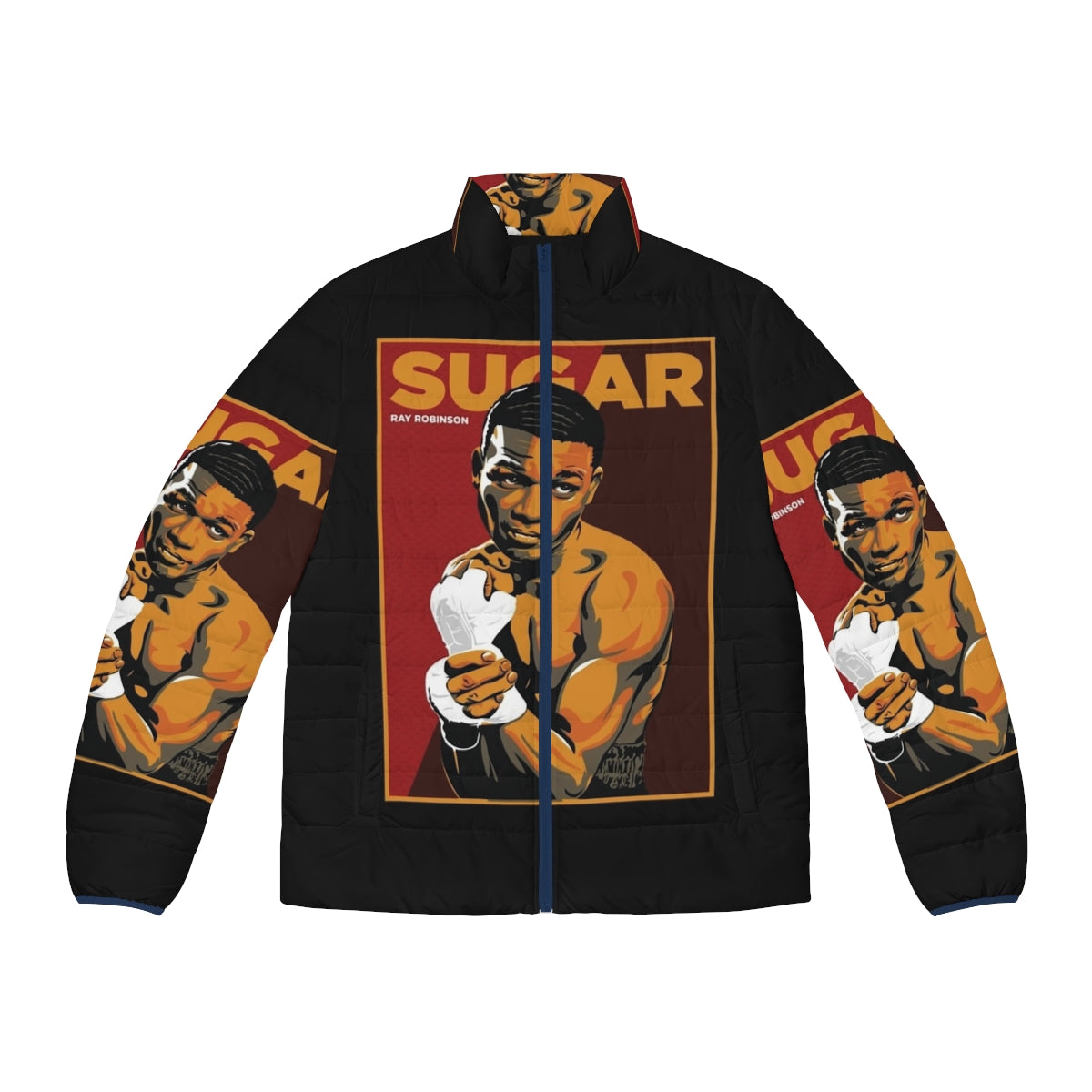 Sugar Ray Robinson Puffer Jacket - Celebrate the Legacy of a Boxing Legend