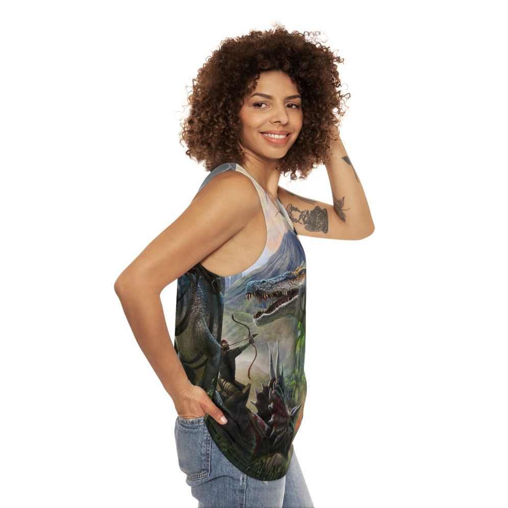 Ark Survival Evolved Unisex Tank Top - women side