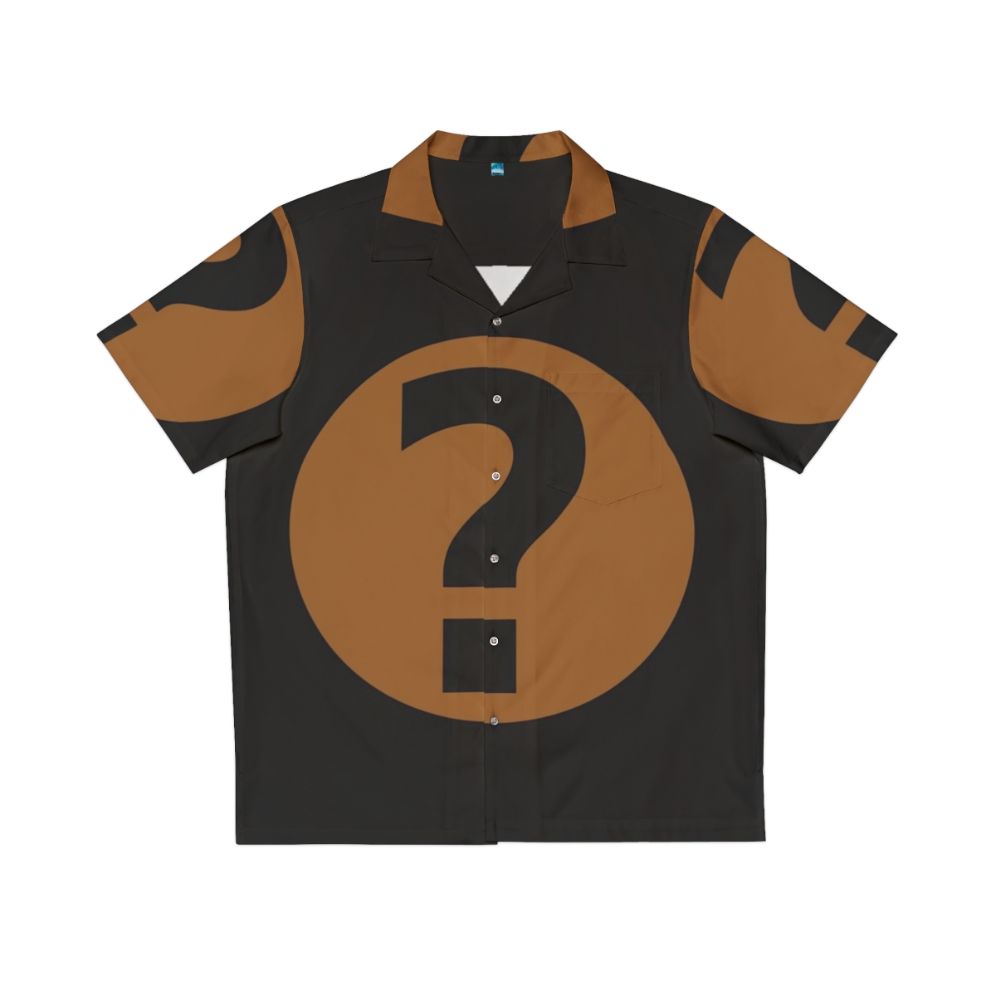 Black Hawaiian Shirt with Podquiz Logo