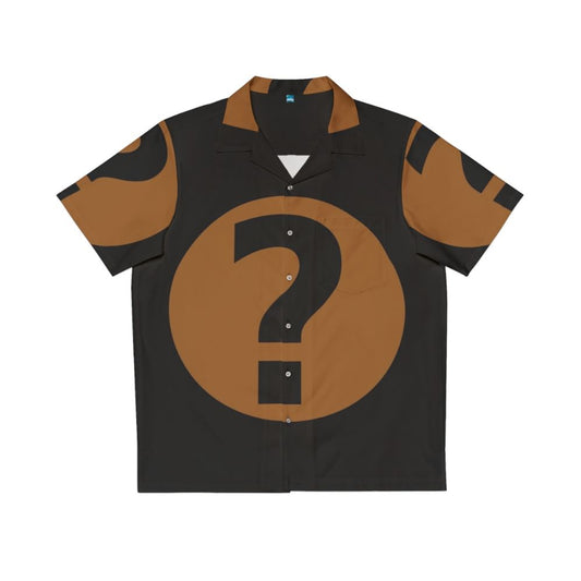 Black Hawaiian Shirt with Podquiz Logo