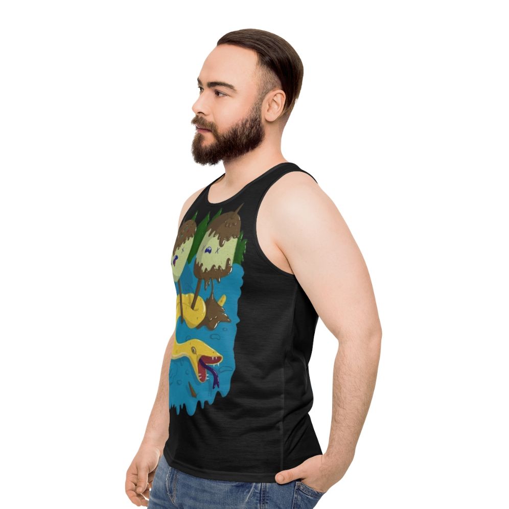 Adventure Time Princess Bubblegum Rocket Unisex Tank Top - men side