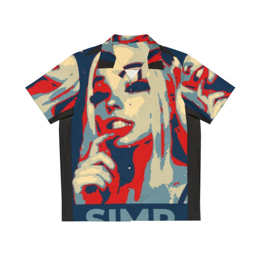 Belle Delphine Simp Alert Hawaiian Shirt - Punk Parody