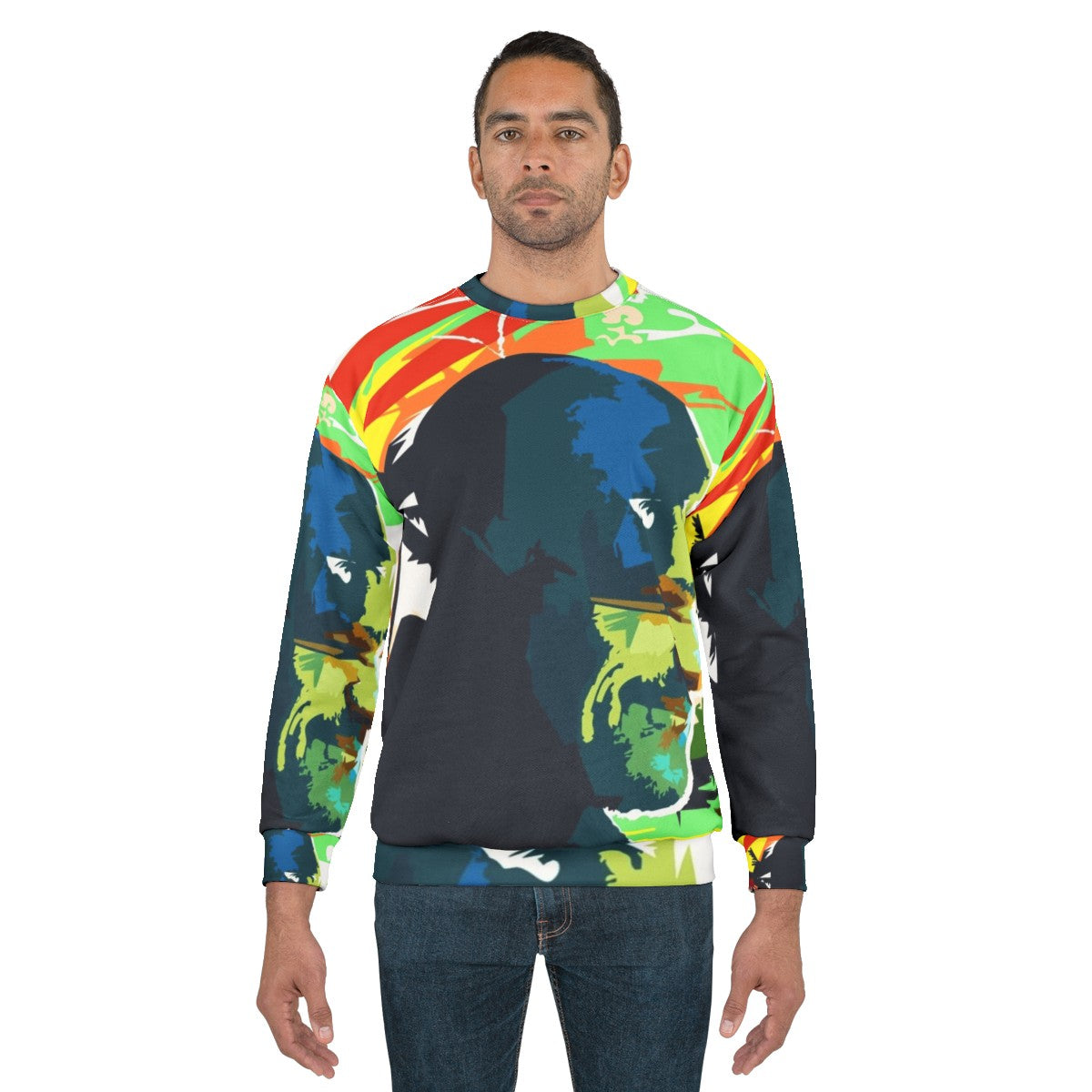 Stranger Things Hopper and Eleven Pop Art Graphic Sweatshirt - men