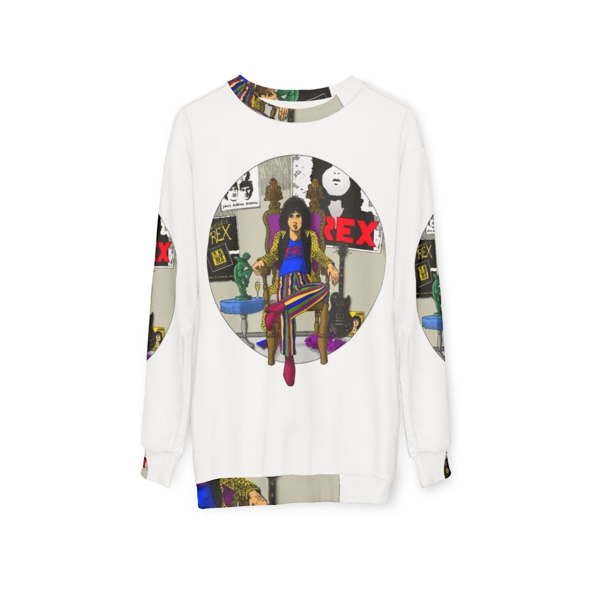 Marc Bolan's 20th Century Boy Glam Rock Sweatshirt - hanging