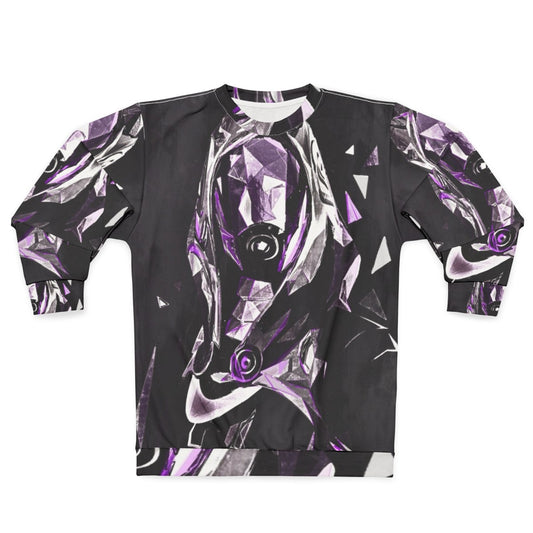 Tali Pilgrimage Sweatshirt featuring characters from the Mass Effect video game series