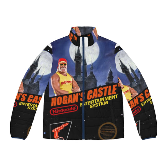 Hogans Castle Puffer Jacket featuring videogame dunkey and beeg beeg yoshi