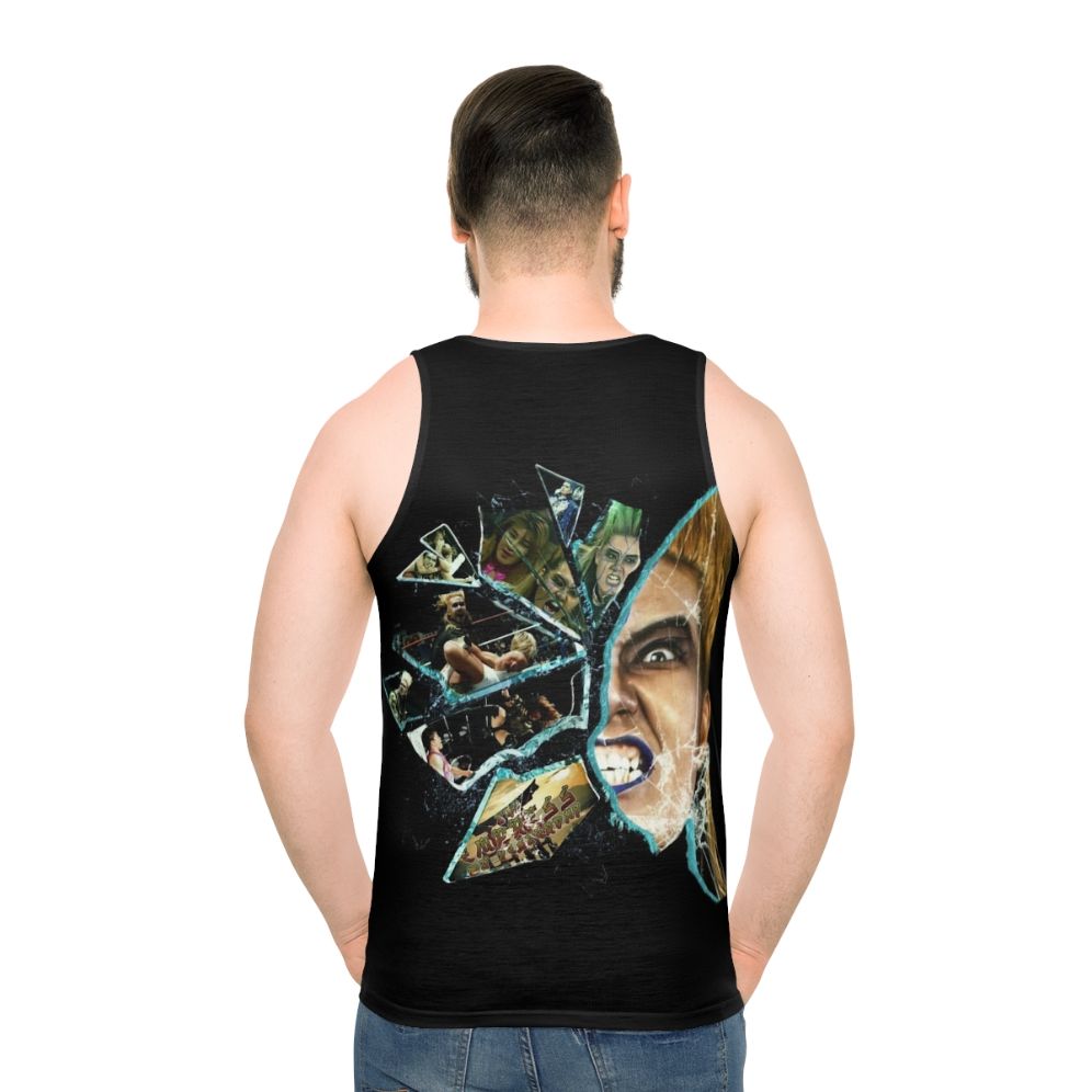 Bull Nakano Unisex Wrestling Tank Top - men back