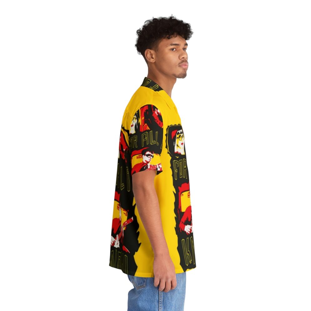 Crimson 'Told You So' Hawaiian Shirt featuring the After Laughter band logo - People Pight