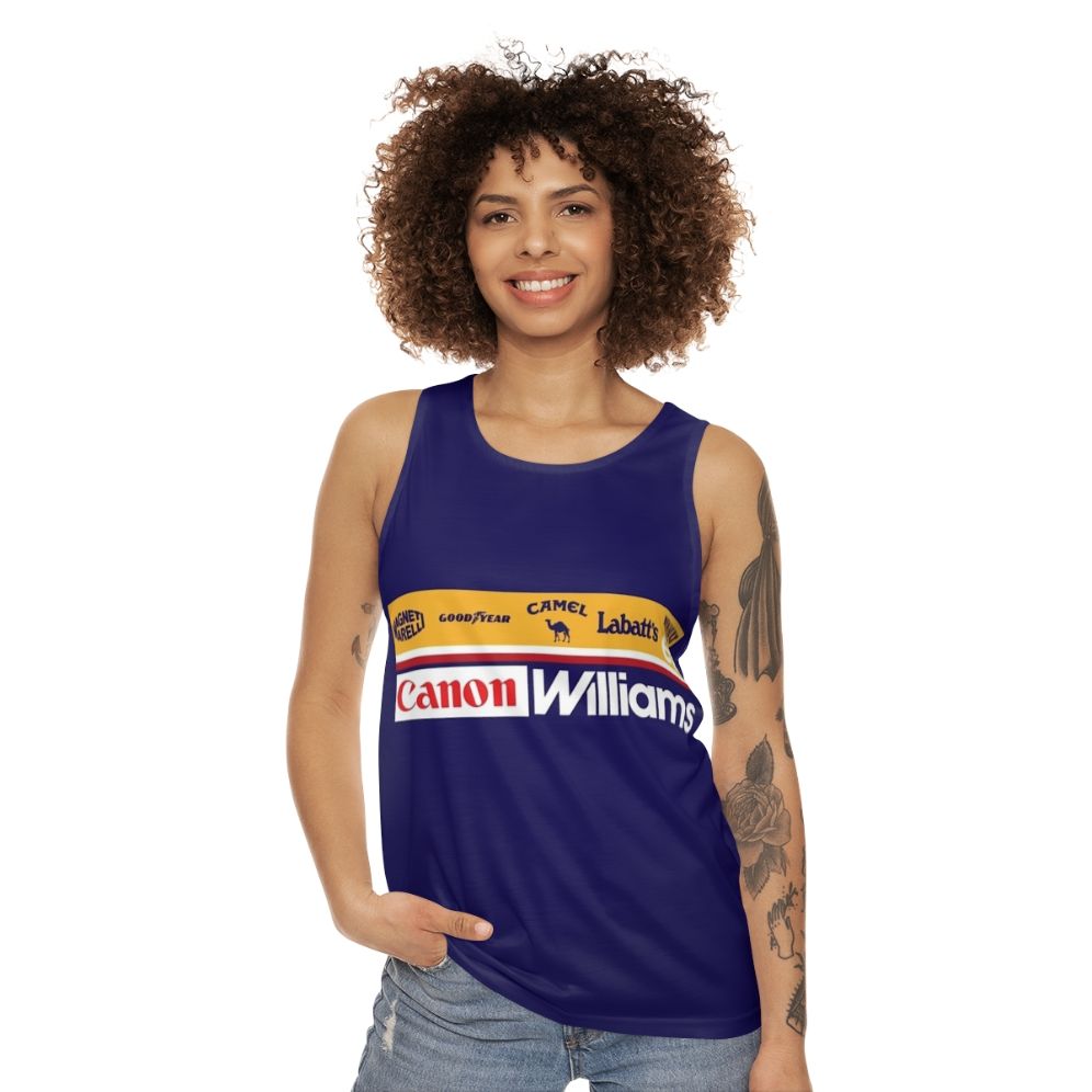 Williams FW14 Formula 1 Unisex Tank Top - women