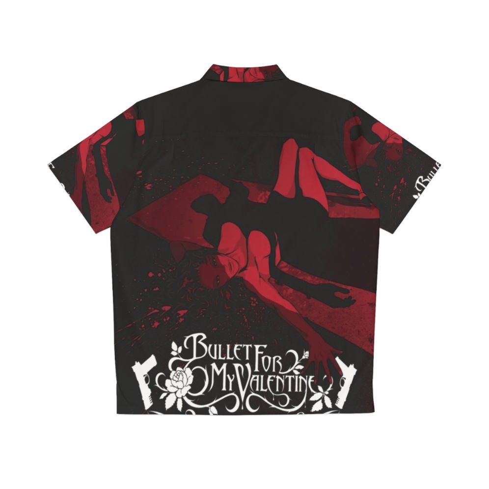 "Bullet For My Valentine Metalcore Hawaiian Shirt" - Back