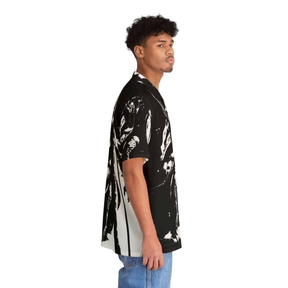 NCR Ranger Flag Black and White Hawaiian Shirt - People Pight