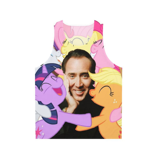 Nicolas Cage My Little Pony Unisex Tank Top