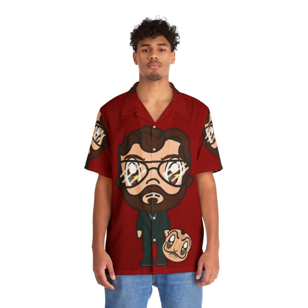 Money Heist and The Paper House Hawaiian Shirt for Teachers - People Front