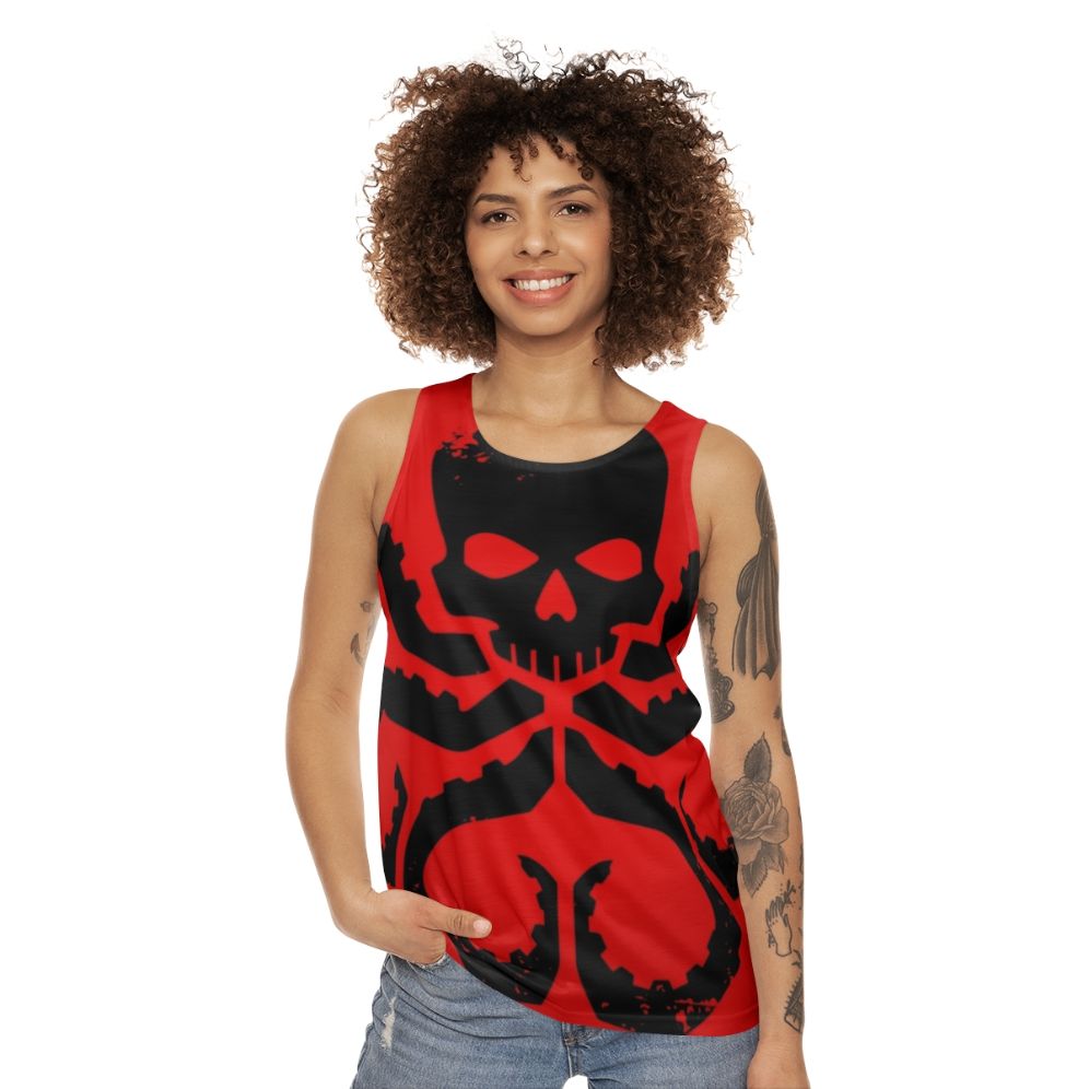 Hydra Badge Marvel Superhero Black Unisex Tank Top - women