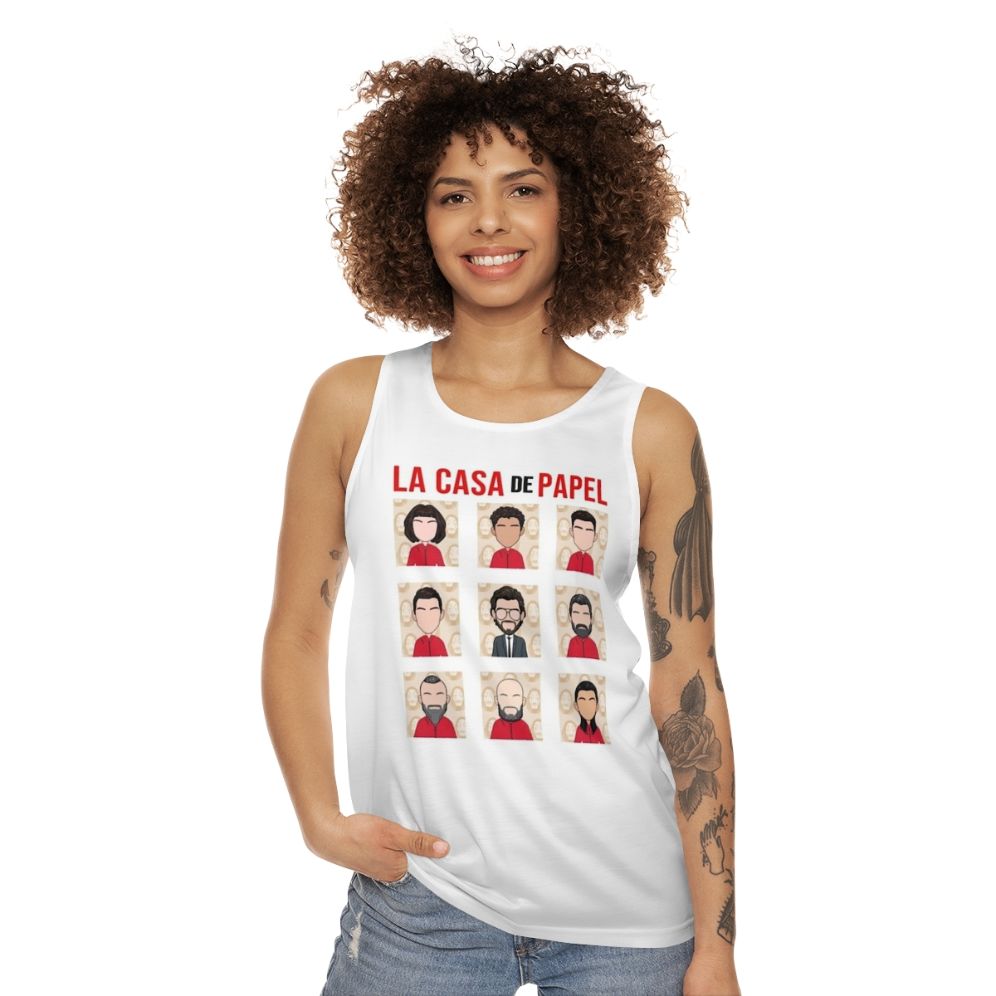 Money Heist Unisex Tank Top - women