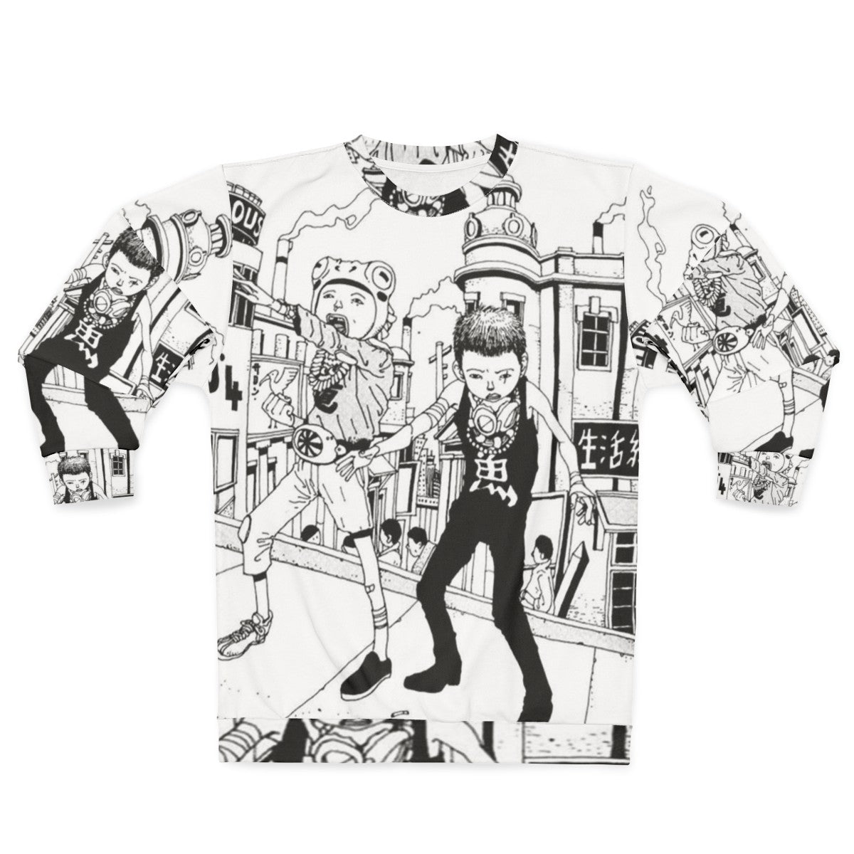 Tekkonkinkreet urban fantasy graphic sweatshirt