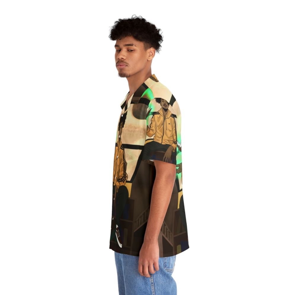 KAAN Library Hawaiian Shirt with fantasy and hip hop design - People Left