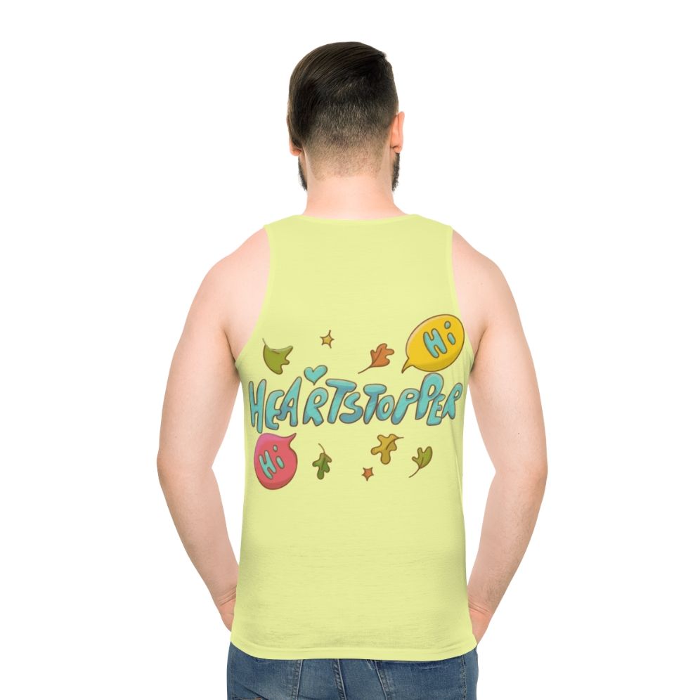 Heartstopper Leaves Unisex Tank Top - men back