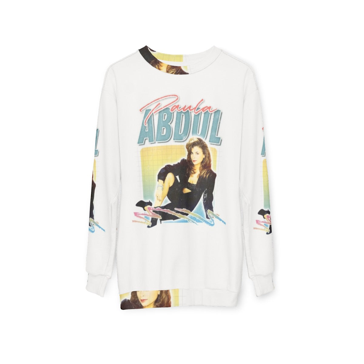 Paula Abdul Sweatshirt with Focus Keyword - hanging