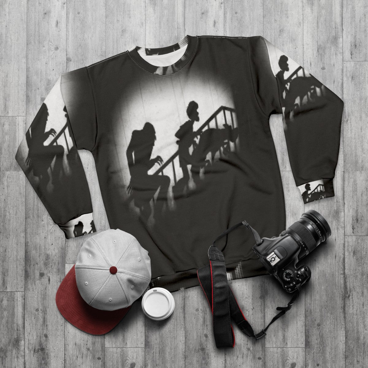 Nosferatu the Mystery Hunter Sweatshirt - flat lay