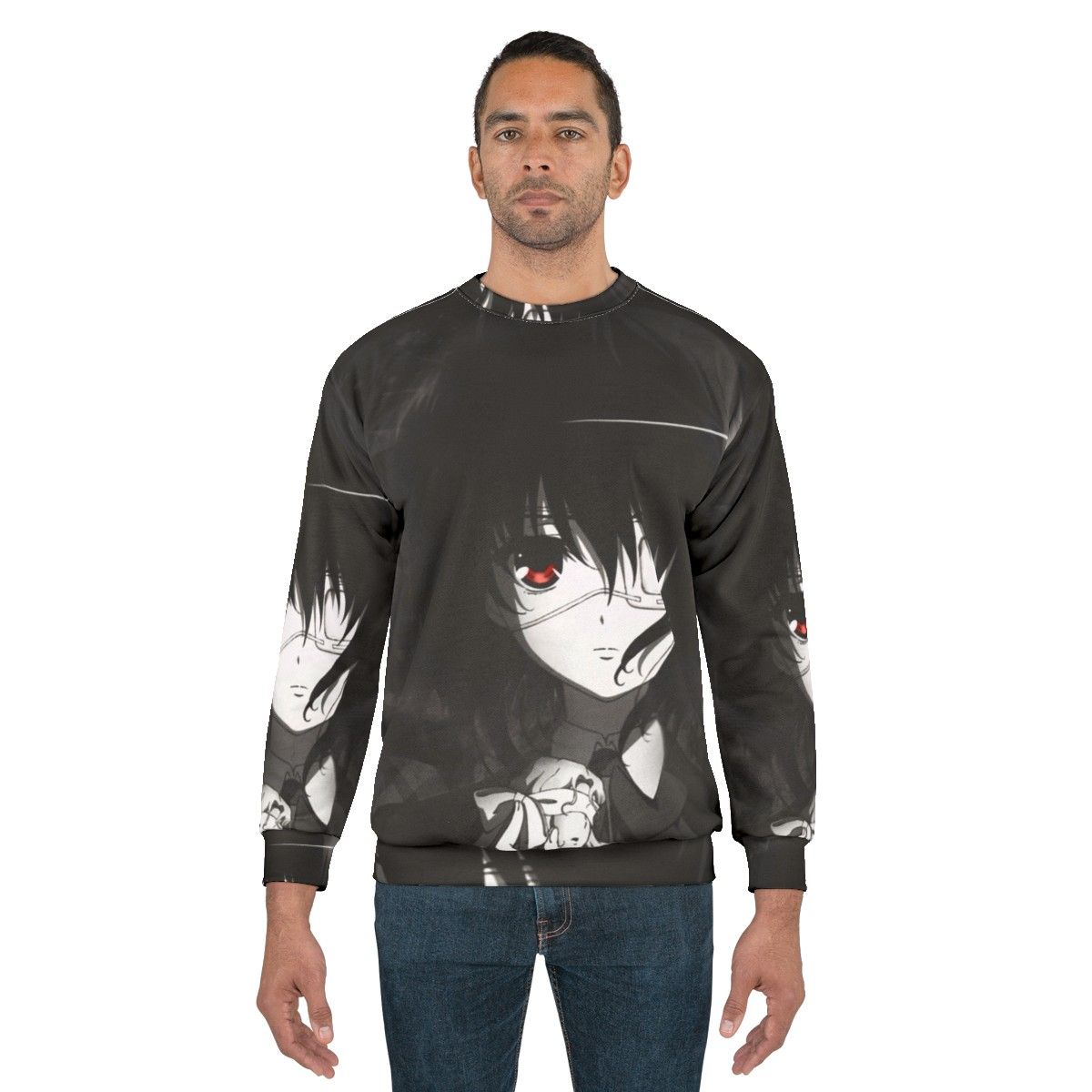 Anime-inspired Sweatshirt with a Mysterious and Enchanting Design - men