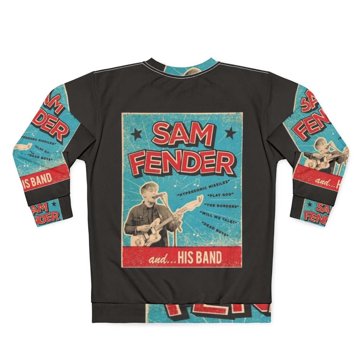 Sam Fender Indie Music Lover Sweatshirt - Back